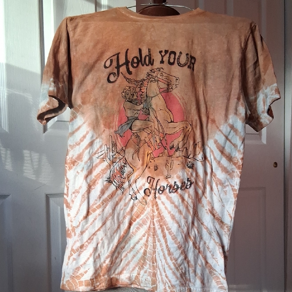Vintage American Highway Tie-Dye Graphic T-Shirt